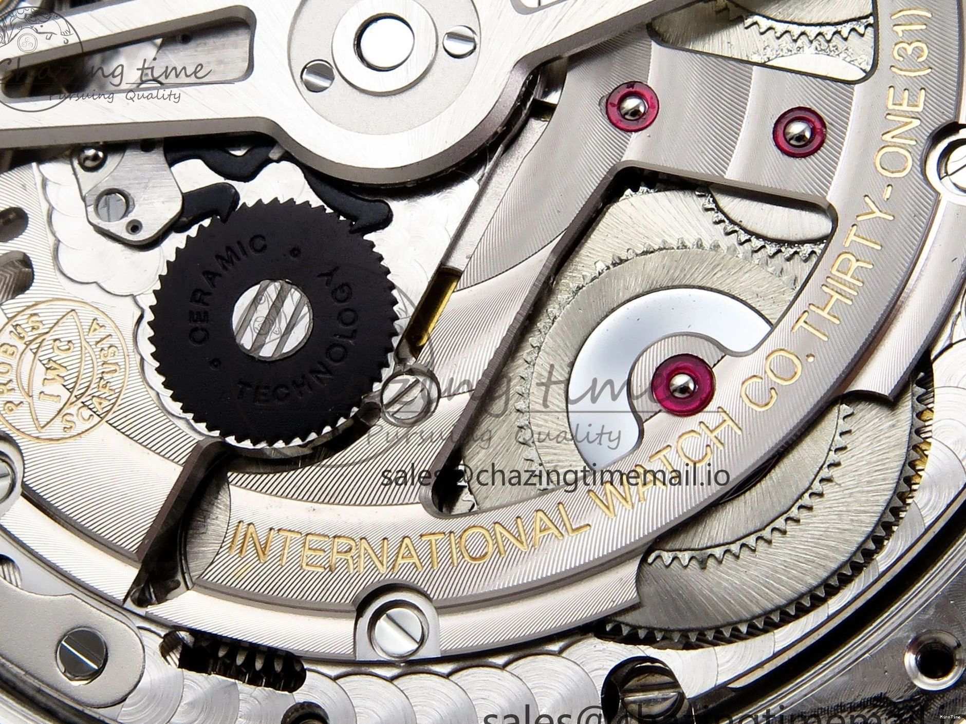 MIROTIME 0302 OnTrend Portugieser Automatic 42mm SS APSF 1:1 Best Edition White RG Dial on Black Leather Strap A 7010